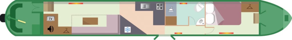 Foxglove Boat Layout