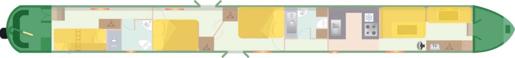 Foxhunter Bed Layout
