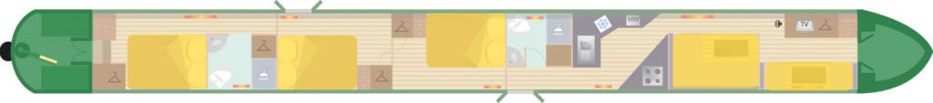 Urban Fox Bed Layout