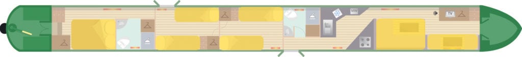 Urban Fox Bed Layout