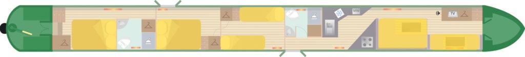 Urban Fox Bed Layout