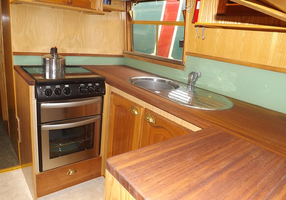 Foxglacier interior narrowboat