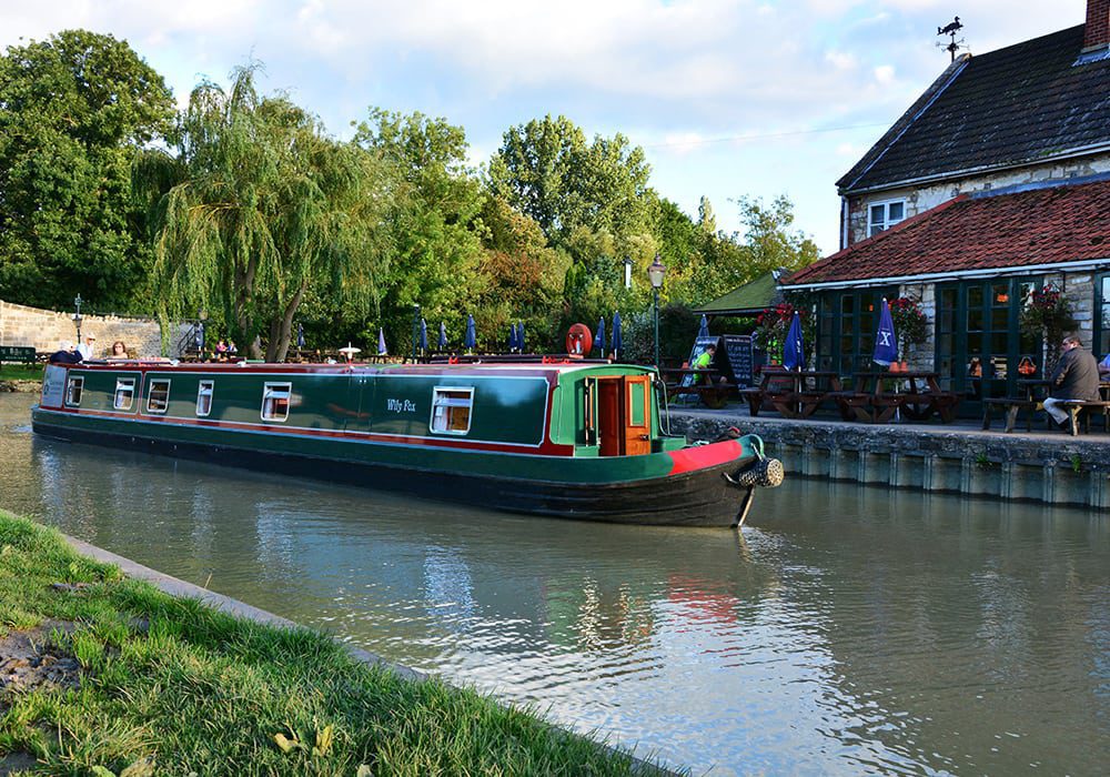 Wily Fox at the Barge Inn pub in Seend