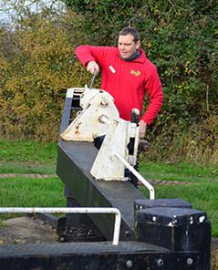 lock demonstration by Foxhangers Handover Staff