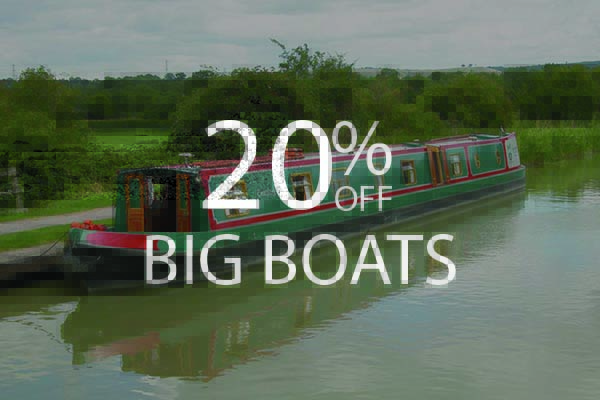 OFFER 20% BIG BOATS