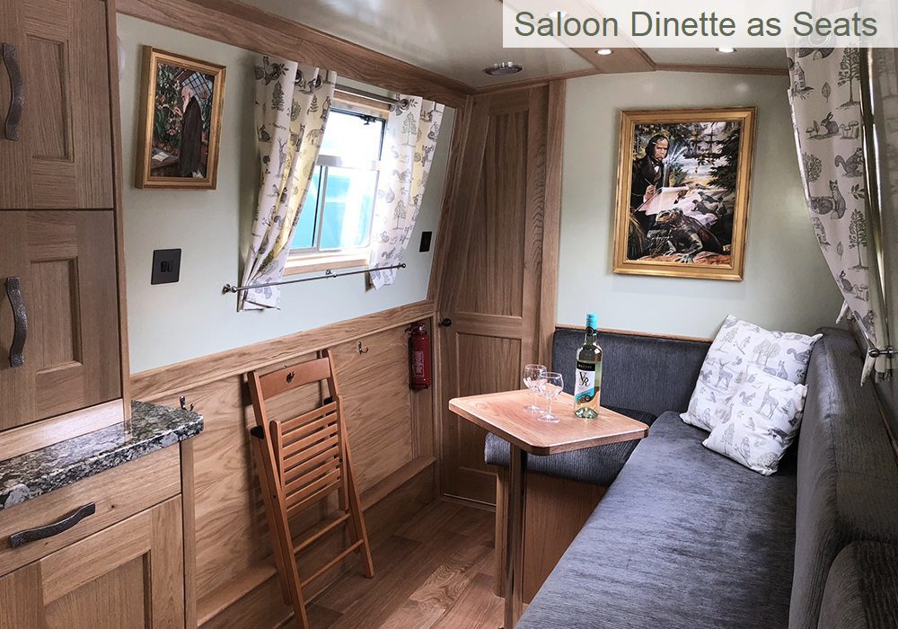 Darwin's Fox Saloon Dinetter as seats